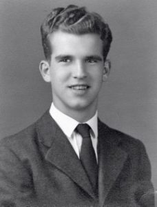 Elam's high school senior photo, 1944