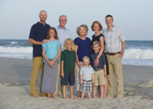 With family at Emerald Isle, NC - July 2015